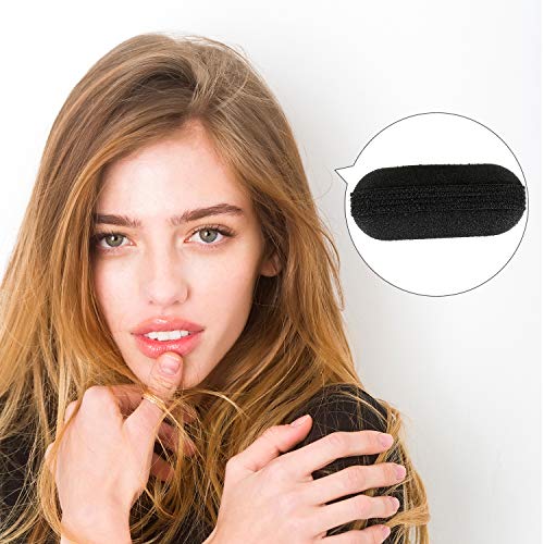 Hair Bump Sponge Set - 11 Pieces Volume Styling Bases Combs Clips