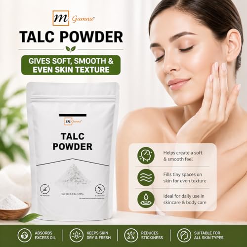 mGanna Natural Talc Powder 0.5 LBS - Cosmetic Grade