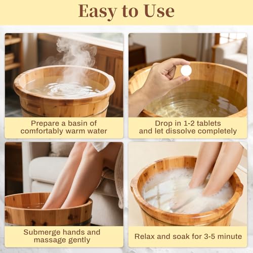 Milk & Honey Spa Soak Tablets - 40 Count Manicure Pedicure
