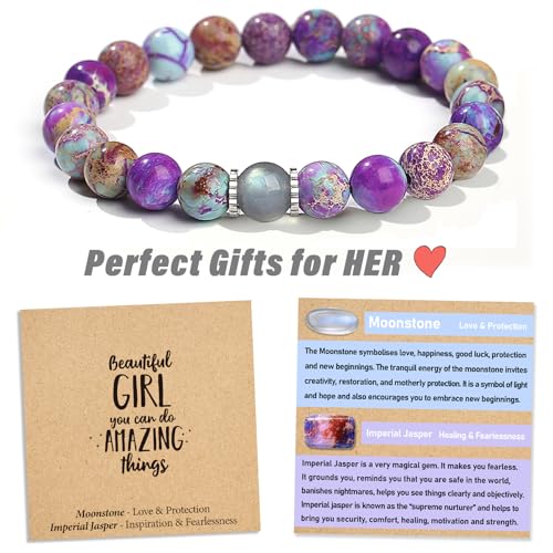 THEMEROL Teen Girl Gifts Ideas Valentines Day Gifts for Teenage 15 Year Old Girl Birthday Gifts Beaded Bracelets Best Friend Gifts for Women Granddaughter Niece Her Easter Christmas Stocking Stuffers