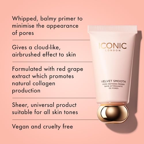 ICONIC LONDON Velvet Smooth Pore-Refining Primer - Vegan 1.01 Fl oz