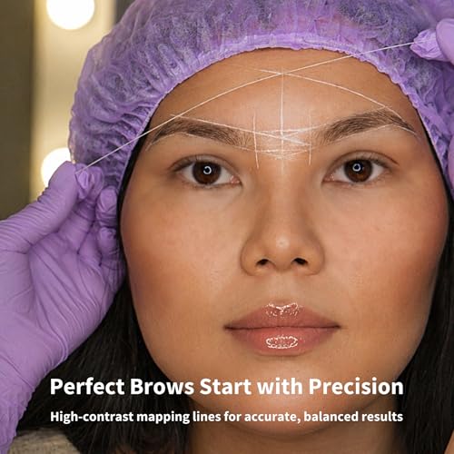 Ink Permanent White Brow Mapping String | 100 ft Pre-Inked