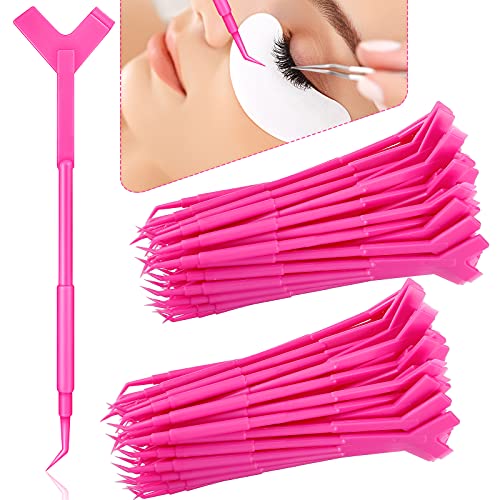 100pc Y-Shape Eyelash Lift Brush Tool Set