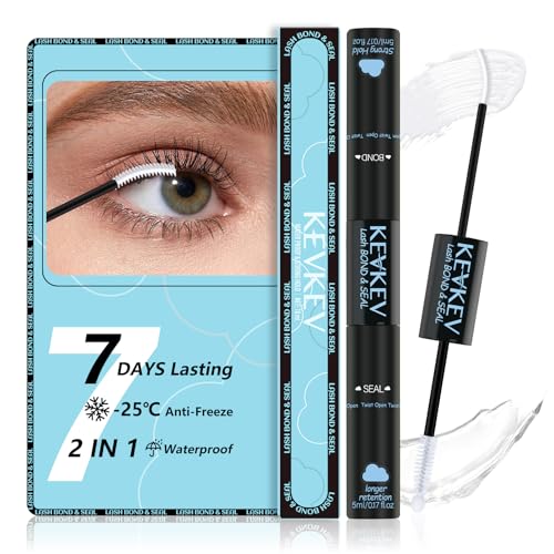 KevKev Clear Lash Glue - 7 Day Waterproof Lash Bond 10ml