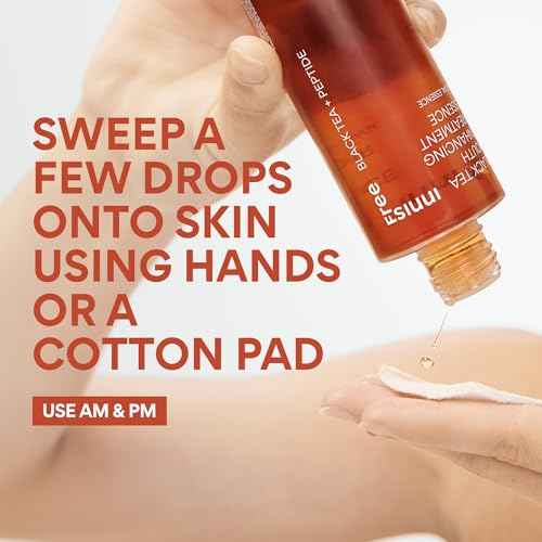 innisfree Black Tea Youth Essence, Korean Anti-Aging Treatment with Niacinamide for Radiance, Firm Skin, Hydration, and Barrier Support