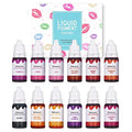 12-Color Liquid Lip Gloss Pigment Set for DIY Cosmetics