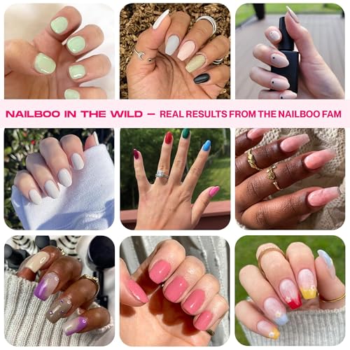 Nailboo Clear Nail Dip Powder - 0.5 oz DIY Dipping Powder (No UV Light)