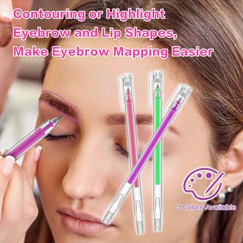 Brow Mapping Pen Set - Eyebrow Lip Positioning Tool