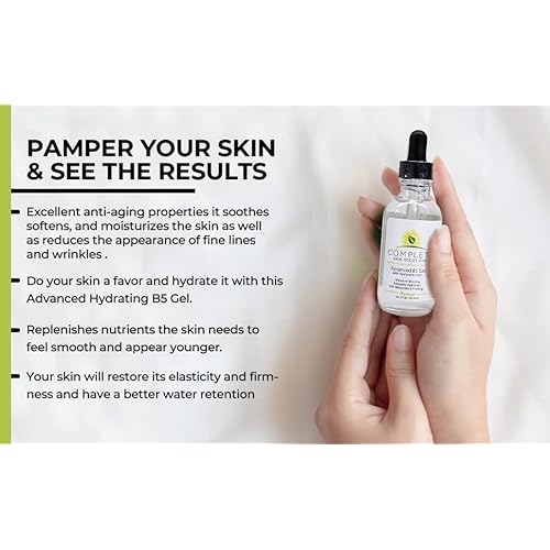 Advanced B5 Hydrating Gel With Hyaluronic Acid-2 oz Moisturizing & Hydrating Face Serum For Skin Rejuvenation?Nutritious Natural Formula With Firming, Plumping & Healing Properties