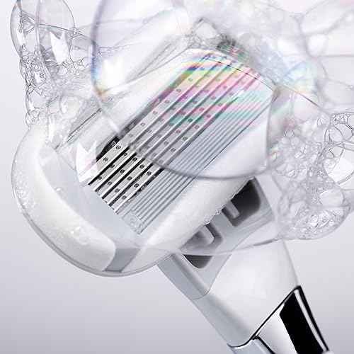 Flamingo Foaming Shaving Gel and Original Razor Blade Refill Cartridges - 6 Count - Shaving Razor Set for Women