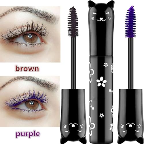 6 colored Mascara sets Gift mascara volume and length White Blue Purple Black Brown Pink Waterproof Natural Hypoallergenic Color Makeup Best Benefit Volumizing Lengthening Curling Defining Washable