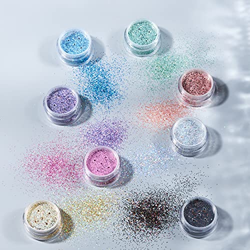 Moon Glitter Holographic Gold Cosmetic Glitter Shaker 0.17oz