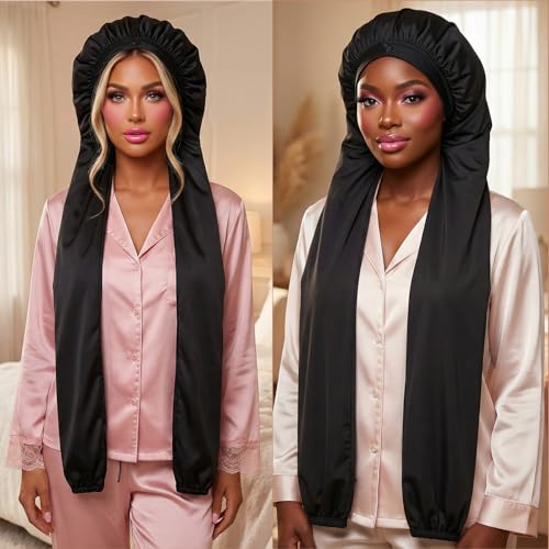 Long Hair Bonnet for Braids & Sleep UV Protection