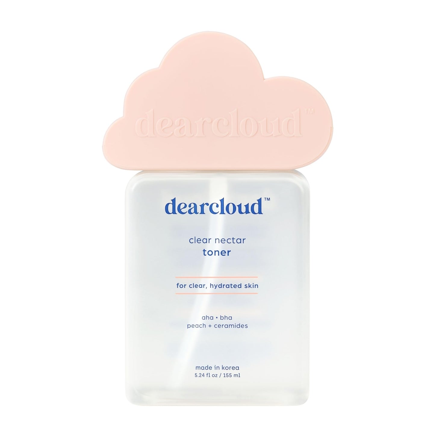 dearcloud Clear Nectar Toner – Nourishing, Exfoliating & Hydrating Korean Toner for Face (5.24 fl oz)