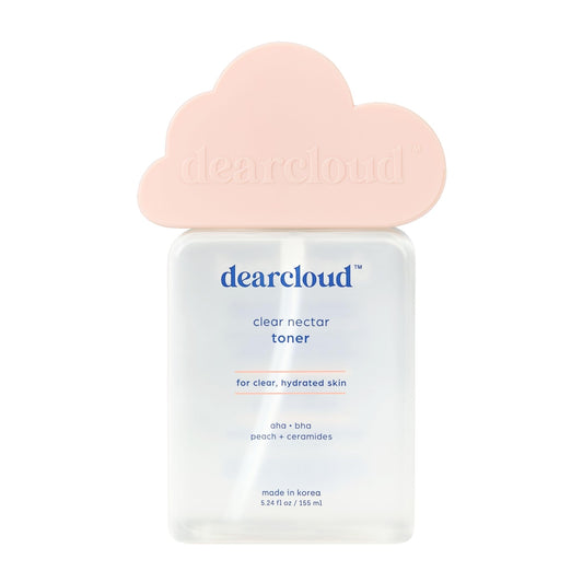 dearcloud Clear Nectar Toner – Nourishing, Exfoliating & Hydrating Korean Toner for Face (5.24 fl oz)