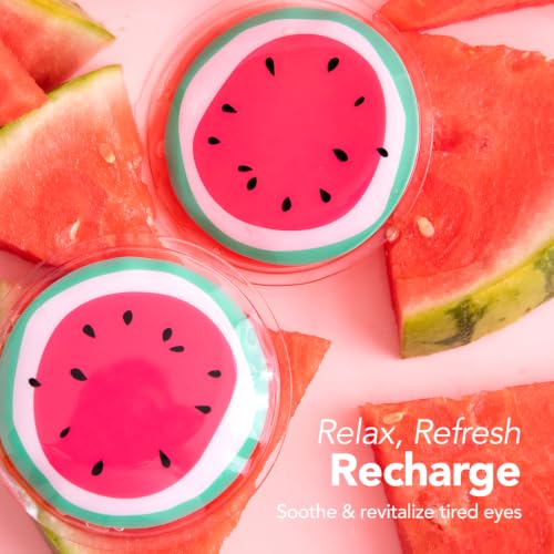 CALA Hot & Cold Watermelon Eye Pads – Therapeutic Gel Compress