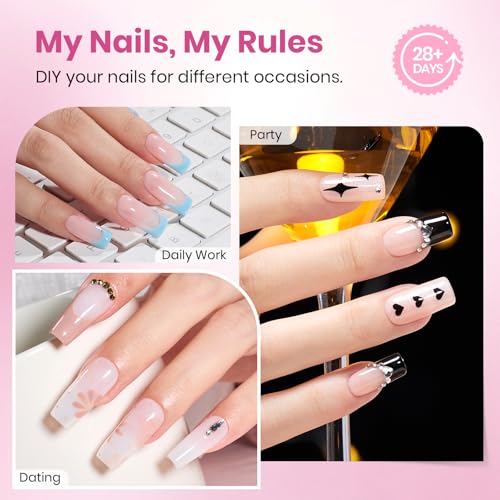 Beetles Flat-X Square Coffin Nail Tips 16 Sizes 320pcs Medium