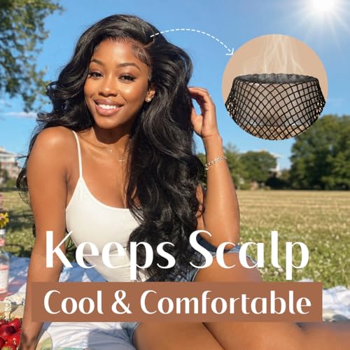 Dreamlover Black Mesh Wig Caps for Sleeping - 3 Pack, Breathable & Stretchy Hair Nets