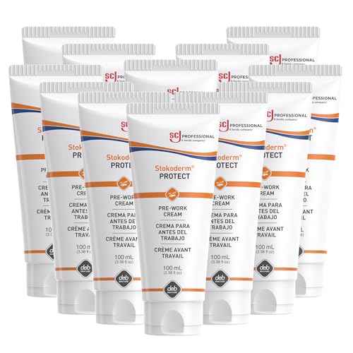 SC Johnson Professional STOKODERM Pure Pre-Work Hand Cream 100ml, 3.3814 Fl Oz (Pack Of 12)