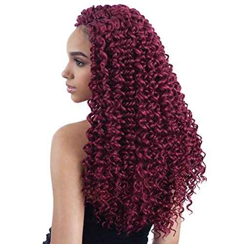 BEACH CURL 18" (6 Pack, 1B Off Black) - Freetress Synthetic Crochet Braid