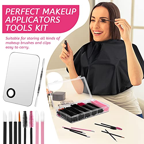 260-Piece Disposable Makeup Tools Kit with Organizer Box