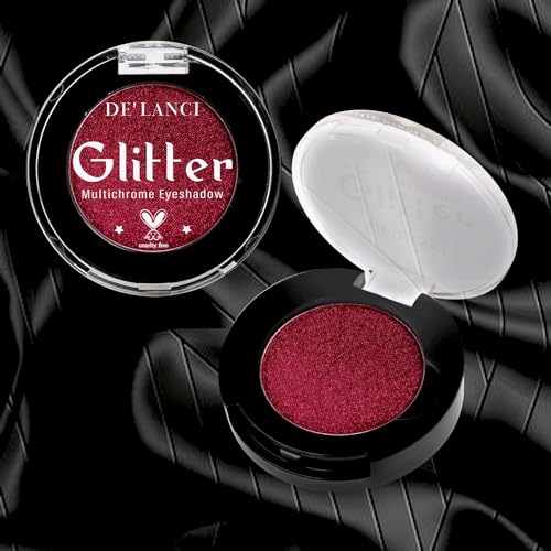 Afflano Single Red Eyeshadow Palette - Duo Chrome Shimmer