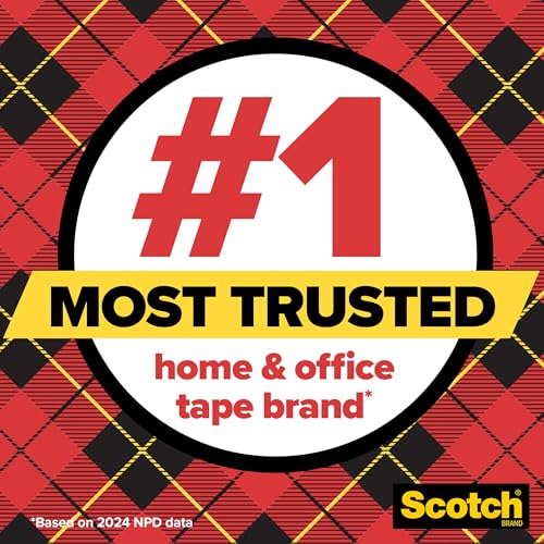 Scotch Transparent Tape 3/4 x 850 Inches - 4 Dispenser Rolls, Clear, Tape Variation