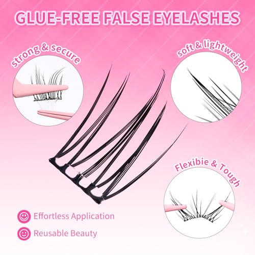 Self-Adhesive Lash Clusters 11-13MM - 90 pcs Wispy