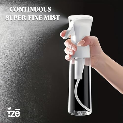 FZE 300ml Continuous Spray Bottle - Ultra Fine Mist for Hair & Plants