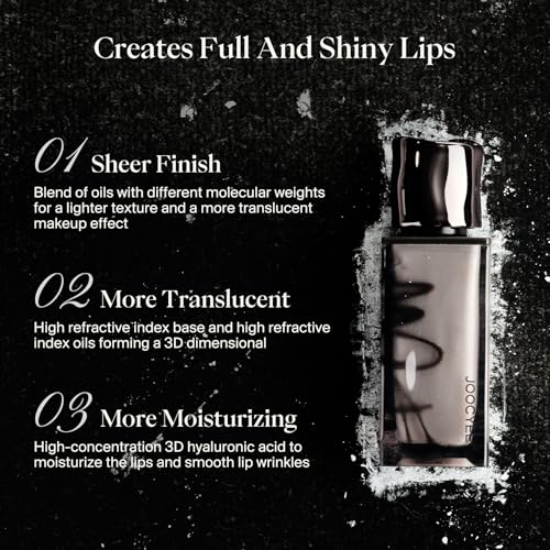 Joocyee Glazed Gloss Mirror Shine Lip Gloss - Sheer Nude