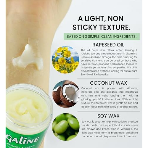 Beesaluxe Veggielene - 100% Natural, Vegan & Hypoallergenic Alternative to Petroleum Jelly - Unpetroleum - Lips, Hands, Baby, Makeup Remover and More (2 Ounce)