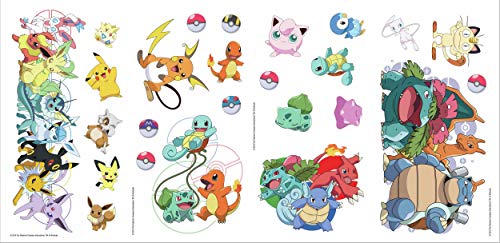 Pokemon Peel and Stick Wall Decals by RoomMates
