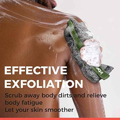 ZOMCHI 2 Pieces Different Roughness Soap Pouch and Soap Saver Pocket for Use in Shower, Body Scrubber Shower Sponge, Premium Exfoliating Soap Bag