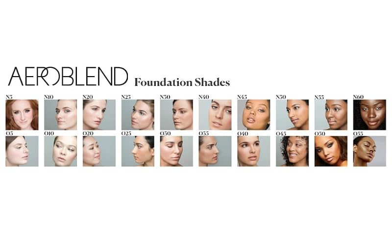 Aeroblend Airbrush Makeup Kit - 24 Color Professional System
