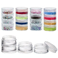 Stackable Cosmetic Containers 10g - 5 Pack Clear Jars
