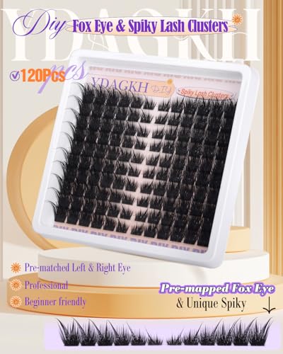 Fox Eye Lash Clusters 8-20mm C Curl Eyelash Extensions