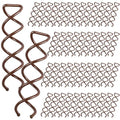 Fandamei 50PC Spiral Hair Pins Set, Brown