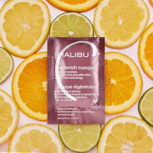 Malibu C Replenish Hair Masque - Ultra Hydrating Deep Conditioner with Avocado Oil - 1 Pack of 1
