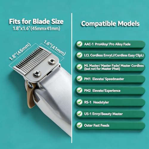 LAVEST Clipper Guards Set for Andis & Oster Clippers, Sizes #0-#8