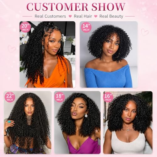 Jerry Curly Crochet Hair 12" 240g | 100% Human Hair Feather