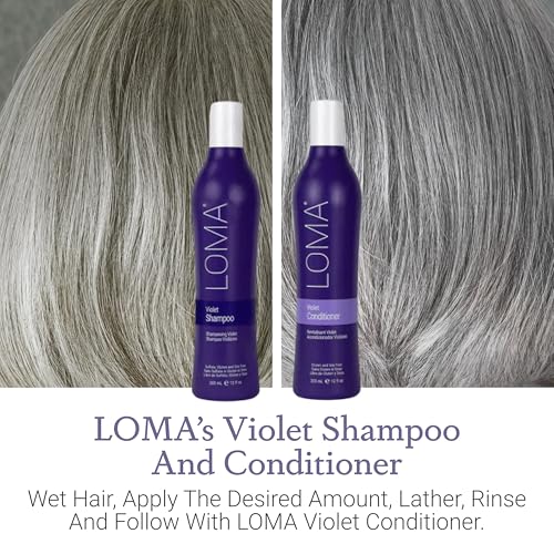 Loma Hair Care Violet Duo: Shampoo and Conditioner