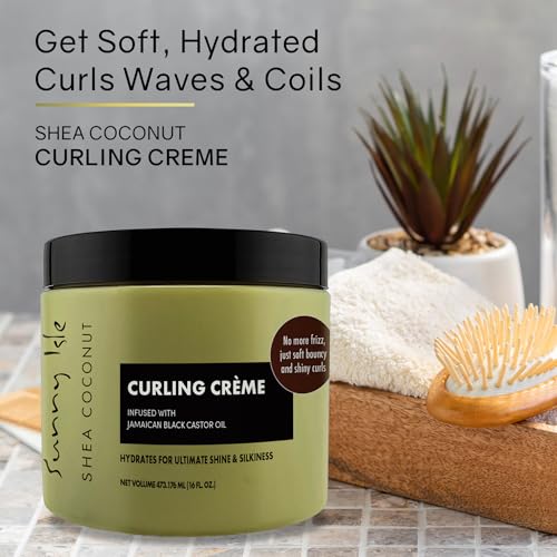 Sunny Isle Jamaican Black Castor Oil Shea Coconut Curling Cream 16OZ