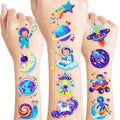 96 PCS Space Alien Temporary Tattoos for Kids - 8 Sheets