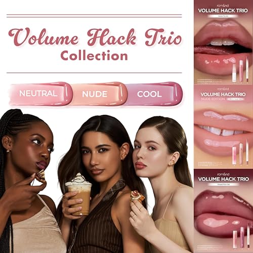 rom&nd Volume Hack Trio Lip Set - Berry Nude