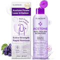 Glamonade Acetone Nail Polish Remover with Grape Seed Oil - 8 Fl Oz