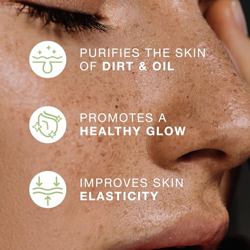 Amino Gel Facial Cleanser with Sea Minerals & Collagen ? Radiance, Oil Control, and Elasticity ? Vegan, Paraben-Free, 8 fl oz