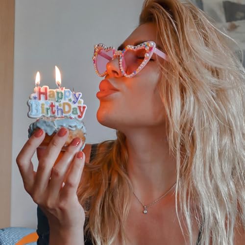 Birthday Girl Party Set - Tiara, Sash & Heart Glasses