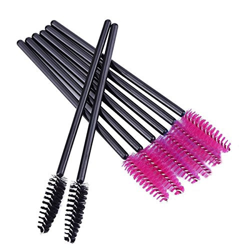 Disposable Eyelash Brush Wands 200 Pack for Lash & Brow Extensions, Mascara, Makeup