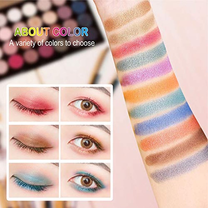 JasCherry All-in-One Makeup Box Set with Cosmetics & Brush