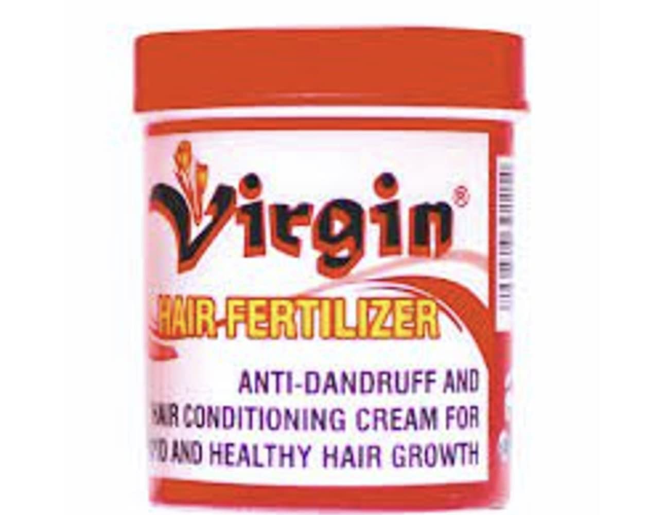 Virgin Hair Fertilizer Jar 200g Anti Dandruff And Conditioning Cream For Rapid And Healthy Hair Growth